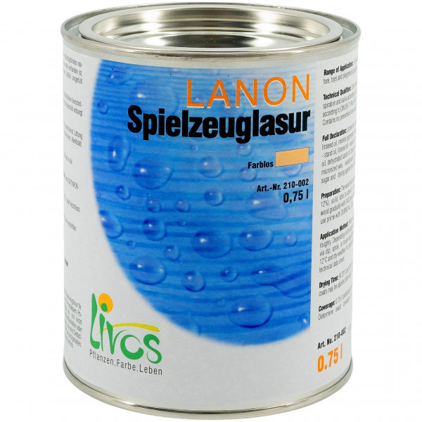 LANON Spielzeuglasur Nr. 210 - lichtgrau