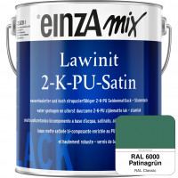 einzA Lawinit 2-K-PU Satin Stammlack (RAL 6000 Patinagrün)