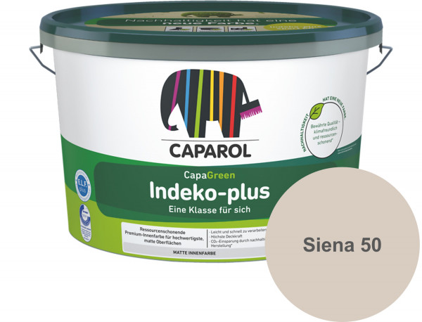 CapaGreen Indeko-plus (B-Ware) - 2,5 Liter (Siena 50 - Caparol Kollektion)