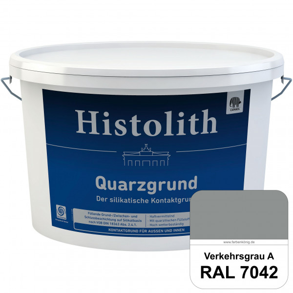 Histolith Quarzgrund (RAL 7042 Verkehrsgrau A) füllende, strukturegalisierende und schwundrißverschl