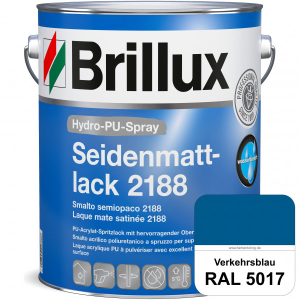 Hydro-PU-Spray Seidenmattlack 2188 (RAL 5017 Verkehrsblau) hochwertiger Lack speziell für das XVLP-S