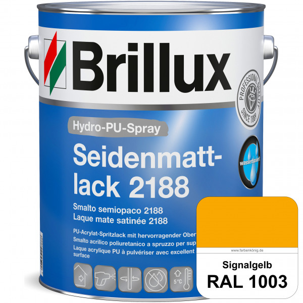 Hydro-PU-Spray Seidenmattlack 2188 (RAL 1003 Signalgelb) hochwertiger Lack speziell für das XVLP-Spr