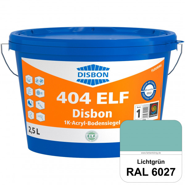 Disbon 404 ELF 1K-Acryl-Bodensiegel (RAL 6027 Lichtgrün) 1K PU-verstärkte, emissions- und lösemittel