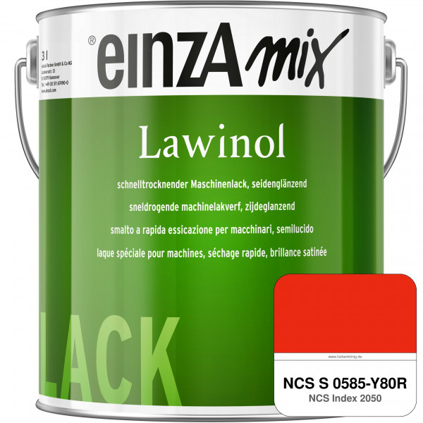 einzA Lawinol seidenglänzend (NCS S 0585-Y80R)