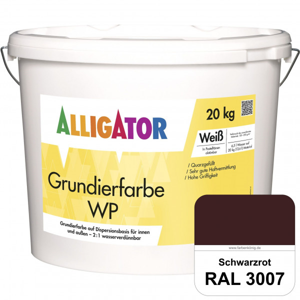Grundierfarbe WP (RAL 3007 Schwarzrot)