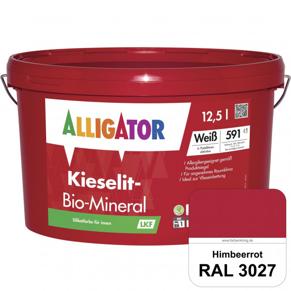 Kieselit-Bio-Mineral LKF (RAL 3027 Himbeerrot)
