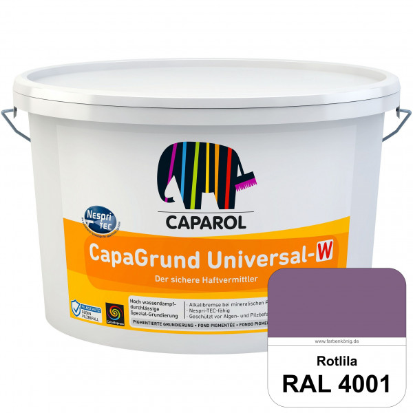 CapaGrund Universal-W (RAL 4001 Rotlila) hoch wasserdampfdurchlässige Spezial-Grundierung (innen & a