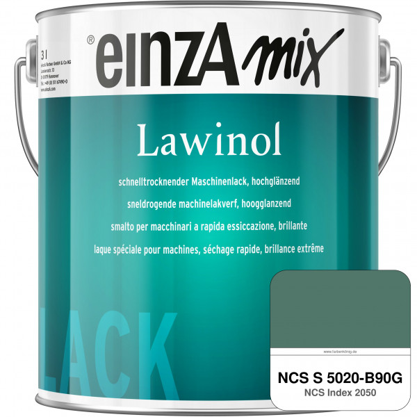 einzA Lawinol hochglänzend (NCS S 5020-B90G)