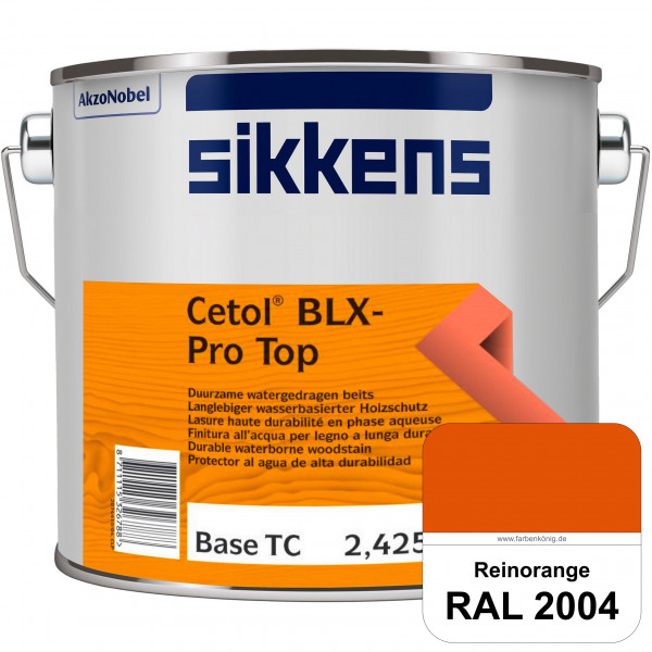 Cetol BLX-Pro Top (RAL 2004 Reinorange) Seidenglänzende & wasserdampfdurchlässige Dickschichtlasur a