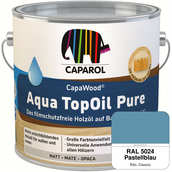 CapaWood® AquaTopOil Pure (RAL 5024 Pastellblau) - ersetzt CapaGreen Holz-Öl Aqua