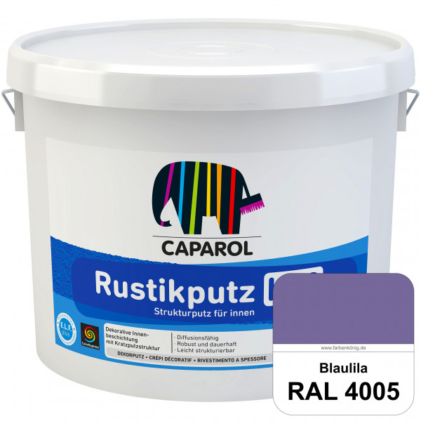 Rustikputz K 30 (RAL 4005 Blaulila) Dekorputze für dekorative Innenbeschichtungen.
