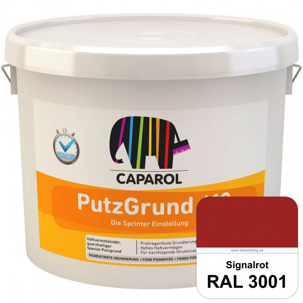 Putzgrund 610 SPRINTER (RAL 3001 Signalrot) Grundanstrich & Haftbrücke für Strukturputz-Beschichtung