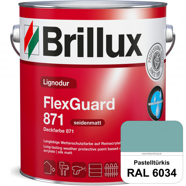 Lignodur FlexGuard 871 (Deckfarbe 871) RAL 6034 Pastelltürkis