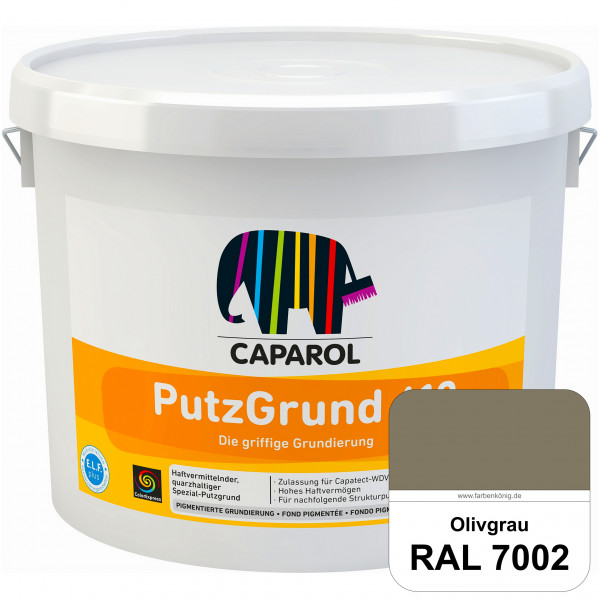 Putzgrund 610 (RAL 7002 Olivgrau) Wasserverdünnbare & haftvermittelnde gefüllte SpezialGrundierfarbe