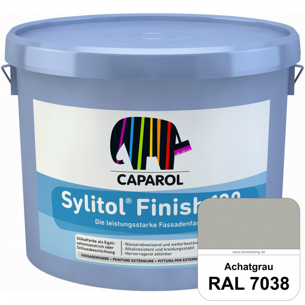Sylitol® Finish 130 (RAL 7038 Achatgrau) wetterbeständige Fassadenbeschichtungen auf Silikatbasis