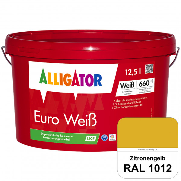 Euro Weiß LKF (RAL 1012 Zitronengelb)