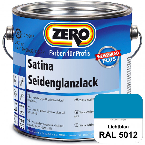 Satina Seidenglanzlack (RAL 5012 Lichtblau)