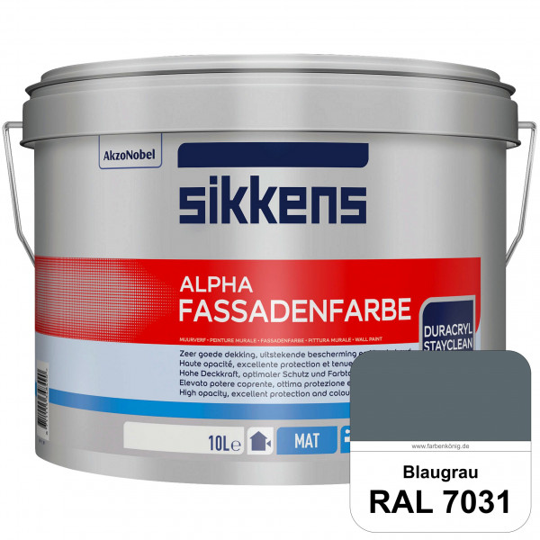 Alpha Fassadenfarbe (RAL 7031 Blaugrau)