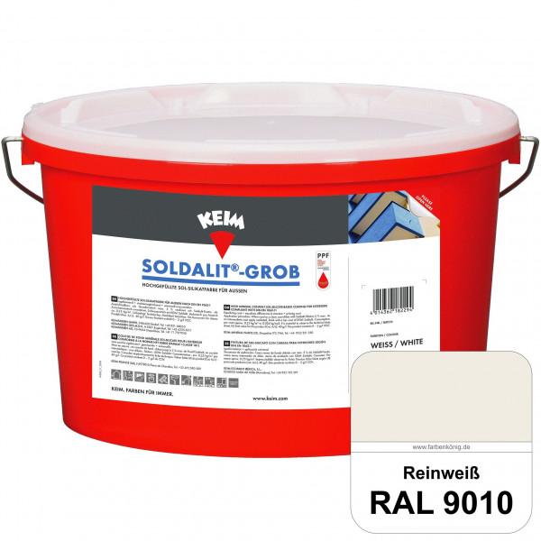 KEIM Soldalit®-Grob (RAL 9010 Reinweiß)