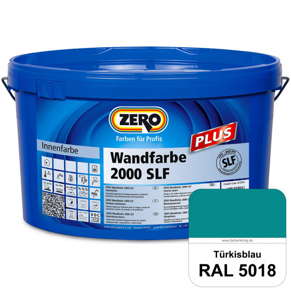 Wandfarbe 2000 SLF (RAL 5018 Türkisblau)