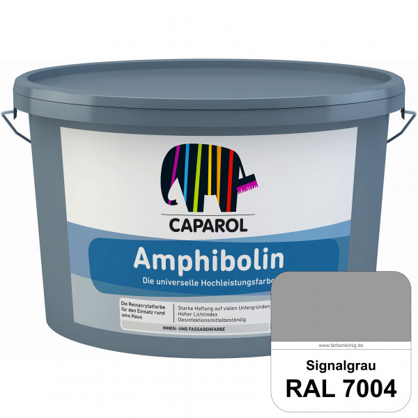 Amphibolin (RAL 7004 Signalgrau) Universalfarbe auf Reinacrylbasis innen & außen