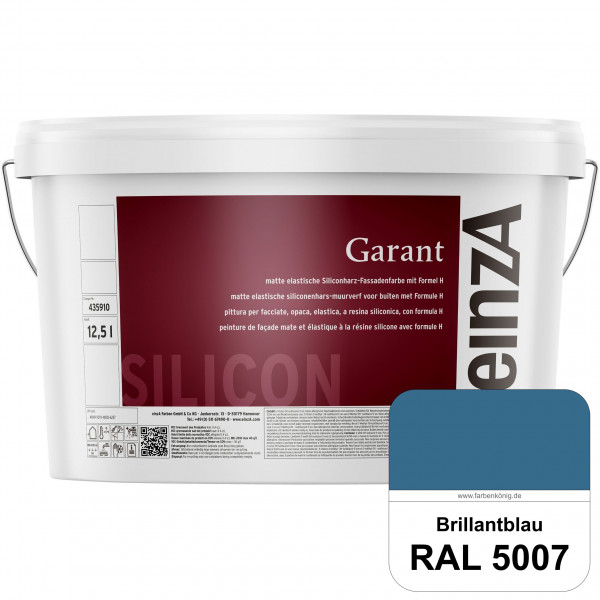 einzA Garant (RAL 5007 Brillantblau) elastische Siliconharz-Fassadenfarbe