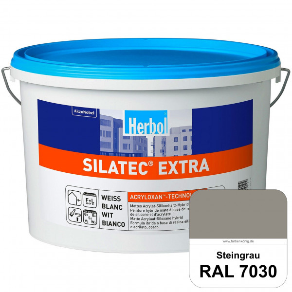 Silatec Extra (RAL 7030 Steingrau) Siliconharz-Hybrid-Fassadenfarbe