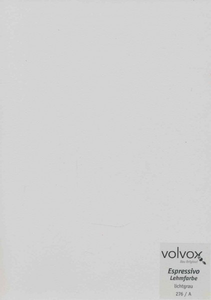Volvox Espressivo Lehmfarbe - lichtgrau