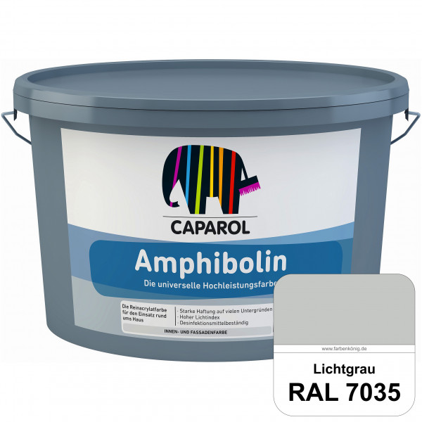 Amphibolin (RAL 7035 Lichtgrau) Universalfarbe auf Reinacrylbasis innen & außen