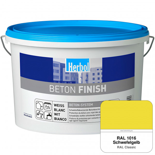 Beton Finish (RAL 1016 Schwefelgelb)