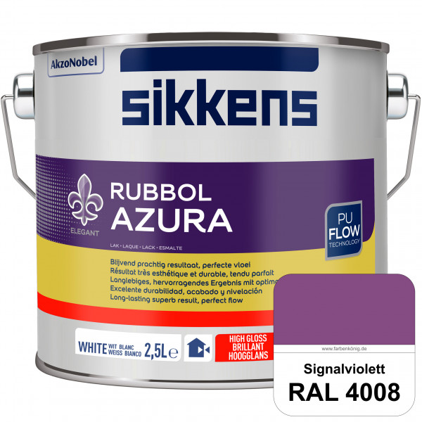 Rubbol Azura (RAL 4008 Signalviolett) hochglänzender Lack (löselmittelhaltig) innen & außen