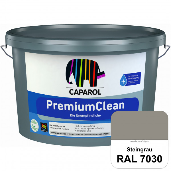 PremiumClean (RAL 7030 Steingrau) Hoch reinigungsfähige Farbe für beanspruchte Flächen (innen)
