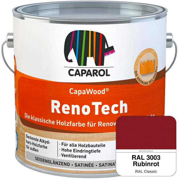 CapaWood® RenoTech (RAL 3003 Rubinrot) - ersetzt Capadur RenoTech