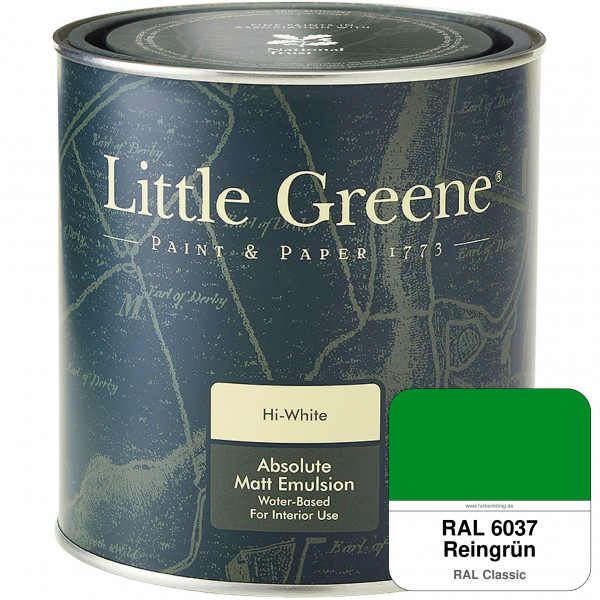 Absolute Matt Emulsion - Sample Pot 250 ml (RAL 6037 Reingrün)