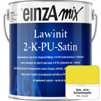 einzA Lawinit 2-K-PU Satin Stammlack (RAL 1016 Schwefelgelb)