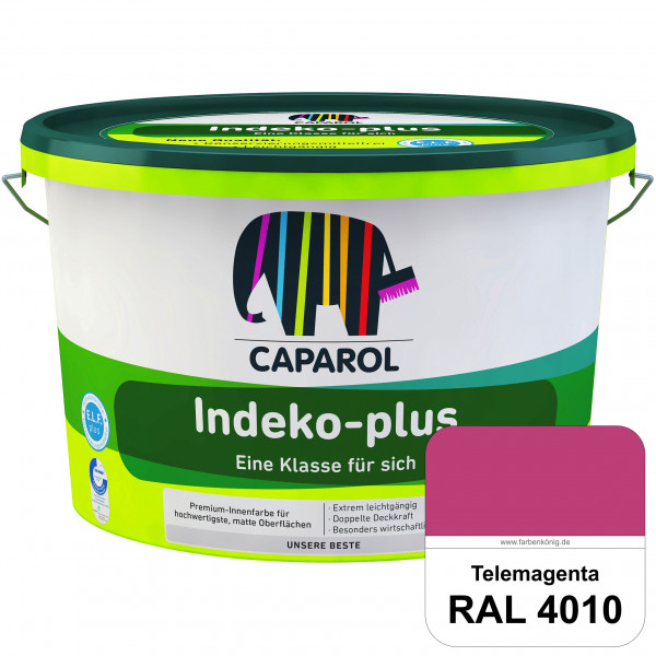 Indeko-plus (RAL 4010 Telemagenta) doppeldeckende matte & hochwertige Innenfarbe
