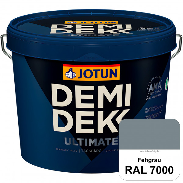 DEMIDEKK ULTIMATE Täckfärg - Deckende Holzfarbe (RAL 7000 Fehgrau)