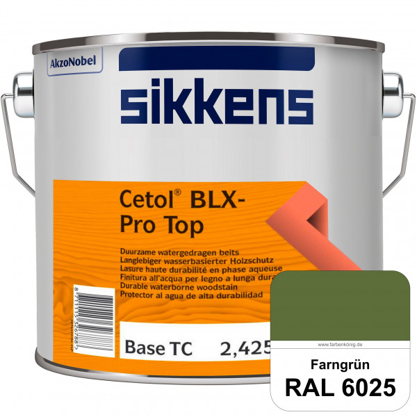 Cetol BLX-Pro Top (RAL 6025 Farngrün) Seidenglänzende & wasserdampfdurchlässige Dickschichtlasur auß