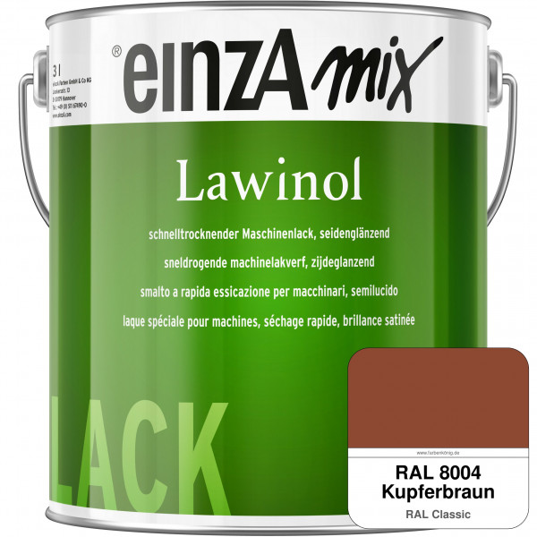 einzA Lawinol seidenglänzend (RAL 8004 Kupferbraun)