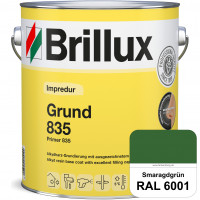 Impredur Grund 835 (RAL 6001 Smaragdgrün) Grundierung für Laub- und Nadelholz wie Fenstern, Türen et