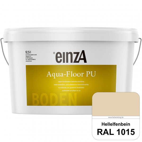 einzA Aqua-Floor PU (RAL 1015 Hellelfenbein) seidenglänzender Acryl-PU-Bodenbeschichtung