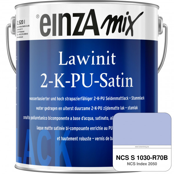 einzA Lawinit 2-K-PU Satin Stammlack (NCS S 1030-R70B)