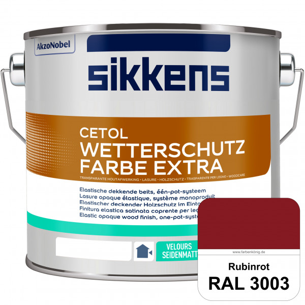 Cetol Wetterschutzfarbe Extra (RAL 3003 Rubinrot)