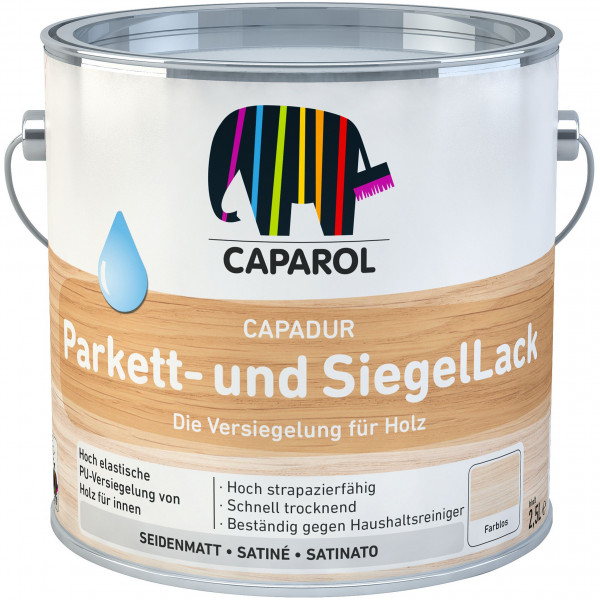 Capadur Parkett- und SiegelLack Hochglanz (Farblos)