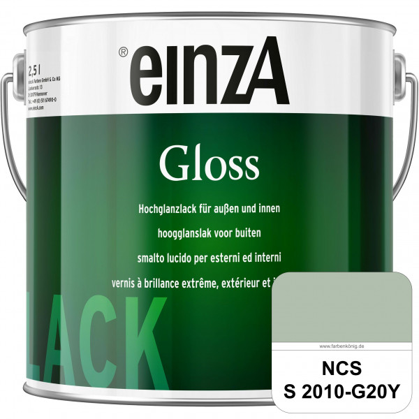 einzA Gloss (NCS S 2010-G20Y) Hochwertiger Alkydharzlack in Premium-Qualität, hochglänzend.