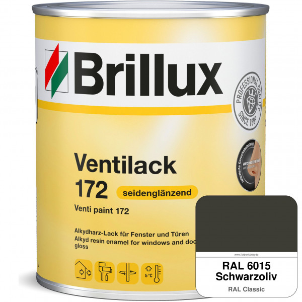 Ventilack Seidenglanz 172 (RAL 6015 Schwarzoliv)