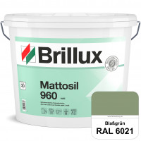 Mattosil Fassadenfarbe 960 (RAL 6021 Blassgrün) wetterbeständige, matte und siliconverstärkte Disper