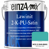 einzA Lawinit 2-K-PU Satin Stammlack (NCS S 2040-B60G)