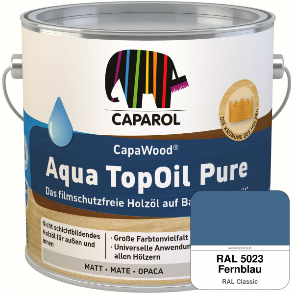 CapaWood® AquaTopOil Pure (RAL 5023 Fernblau) - ersetzt CapaGreen Holz-Öl Aqua