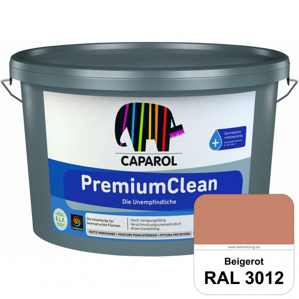 PremiumClean (RAL 3012 Beigerot) Hoch reinigungsfähige Farbe für beanspruchte Flächen (innen)